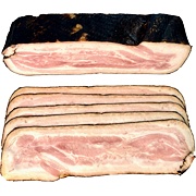 SLANINA ANGLICKÁ TMAVÁ KRÁJENÁ  (95% masa)  cca 2,0kg (CZ)