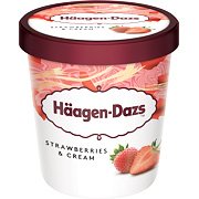 HÄAGEN DAZS JAHODOVÁ ZMRZLINA SMETANOVÁ 460ml 
