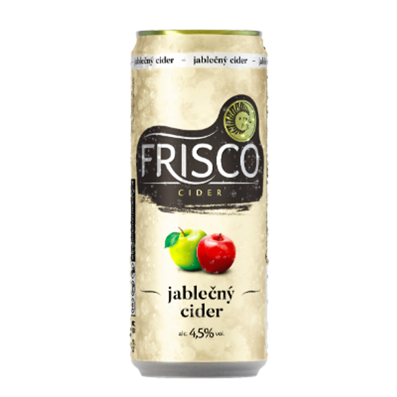 FRISCO JABLEČNÝ CIDER 0,33l PLECH