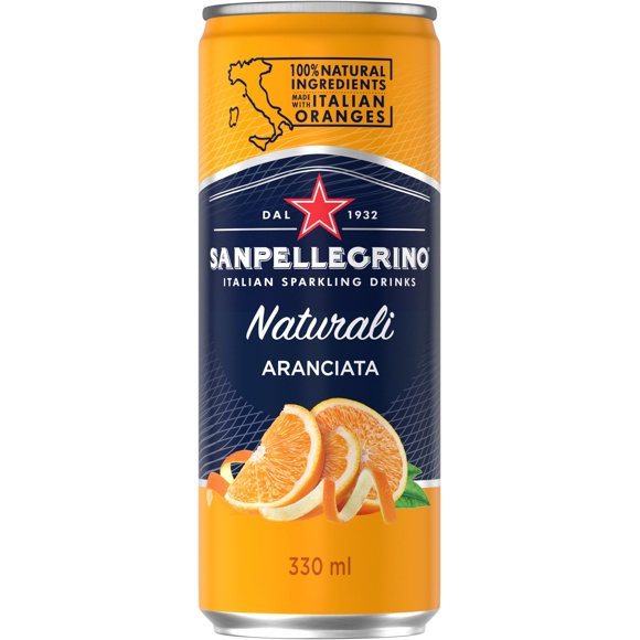 SANPELLEGRINO ARANCIATA (POMERANČ) 0,33l PLECH