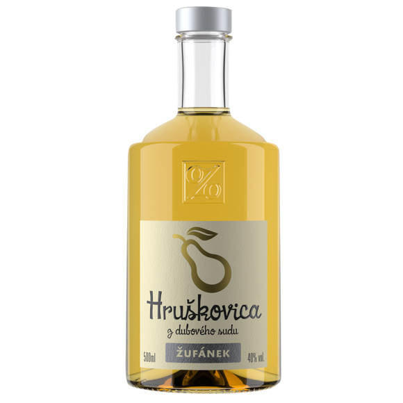 HRUŠKOVICA Z DUB.SUDU 40% 0,5L ŽUFÁNEK