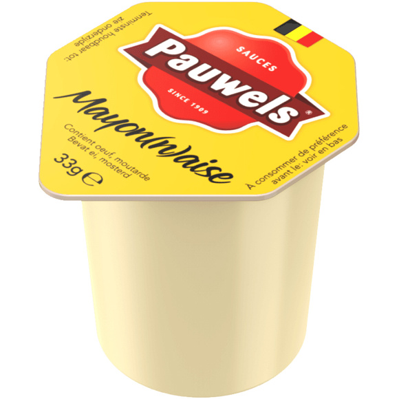 MAJONÉZA PORCE CUP (120x33g) PAUWELS