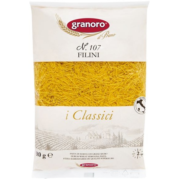 TĚSTOVINY FILINI (VLASOVÉ NUDLE) 500g GRANORO