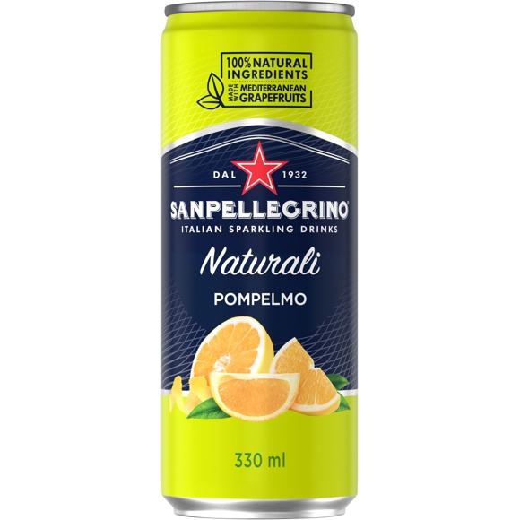 SANPELLEGRINO POMPELMO (GREP) 0,33l PLECH