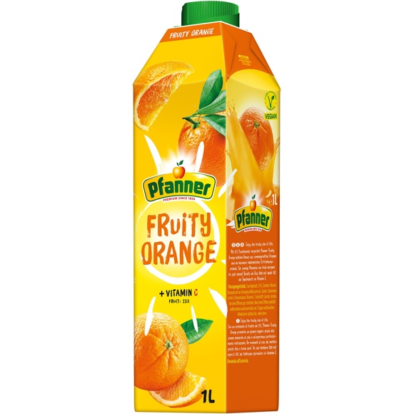 PFANNER FRUITY POMERANČ 25% 1l