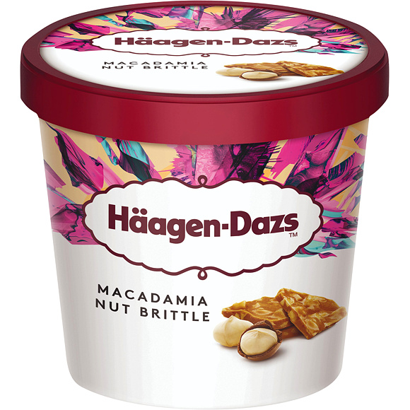 HÄAGEN DAZS VANILKOVÁ ZMRZLINA SMETANOVÁ S MAKADAMOVÝMI OŘECHY 95ml 