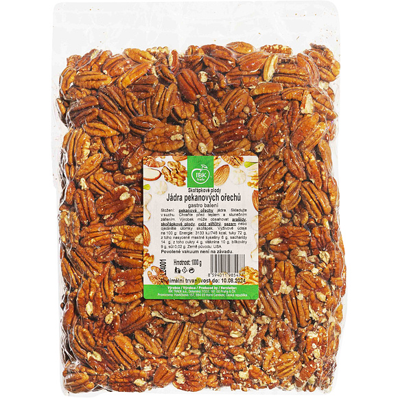 PEKANOVÉ OŘECHY JÁDRA 1KG
