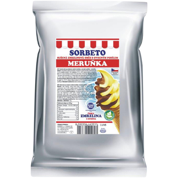 ZMRZLINA SORBETO MERUŇKA 1kg OPOČNO