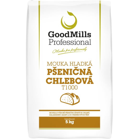 MOUKA PŠENIČNÁ CHLEBOVÁ T1000 (5kg) GOODMILLS PROFESSIONAL