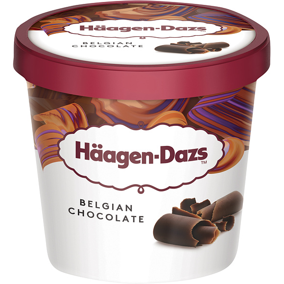 HÄAGEN DAZS SMETANOVÁ ZMRZLINA S BELGICKOU ČOKOLÁDOU 95ml 