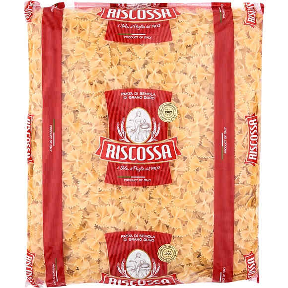 TĚSTOVINY FARFALLE (MAŠLE) 3kg RISCOSSA