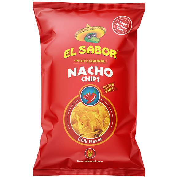 TORTILLA CHIPS CHILLI 425g EL SABOR