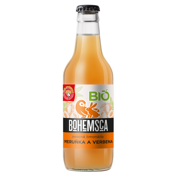 BOHEMSCA LIMONÁDA ZAHRADNÍ MERUŇKA/VERBENA 0,33l SKLO BIO