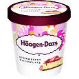 HÄAGEN DAZS SMETANOVÁ ZMRZLINA S JAHODOVOU POLEVOU  460ml 